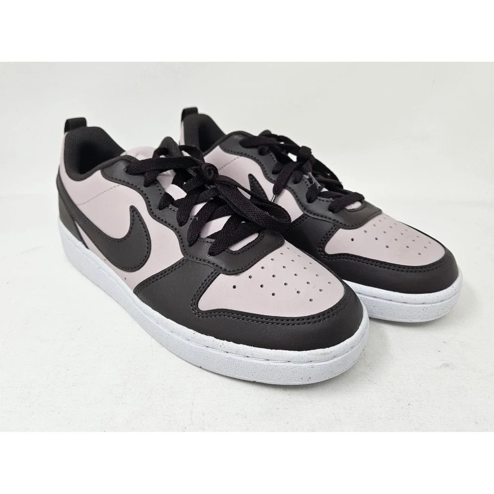 Nike Boy's Court Borough Recraft Low Top Sneakers Sz‎ 6.5M Rose/Brwn DV5456 NEW!